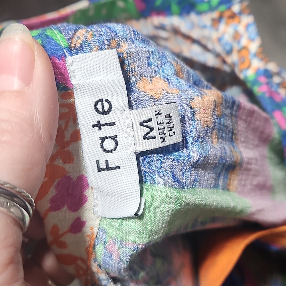 Fate Patchwork Ruffle All In Good Time Dress - image 4